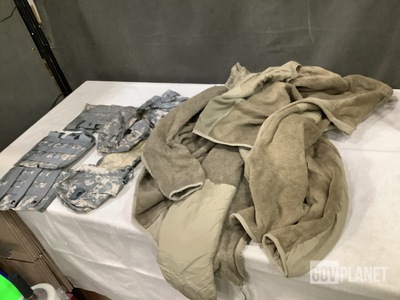 (12) M4 Three Mag Pouches, (7) Cold Weather Jackets & Assorted Items