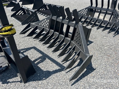 All-Star 98 in Skid Steer Root Rake (Unused)
