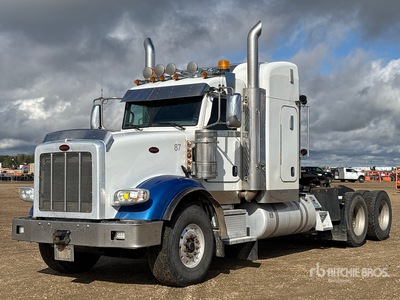 2014 Peterbilt 367 6x4 Ciągnik siodłowy T/A z kabiną sypialną