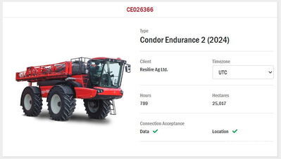 2024 Agrifac Condor Endurance 160 ft 4x4 High Clearance Self-Propelled Sprayer