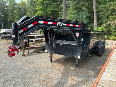 PJ Trailers D7142 T/A Gooseneck 軽量ダンプトレーラー