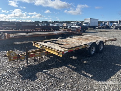 1976 Miller 17 ft T/A Tilt Deck Trailer