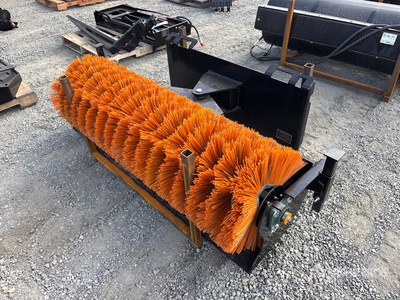 2026 GIYI GY-SE61 64 in Skid Steer Broom (Unused)