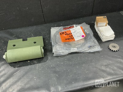 (2) Roller Bearings, (3) Cable Assemblies, (42) Sprockets & Assorted Items