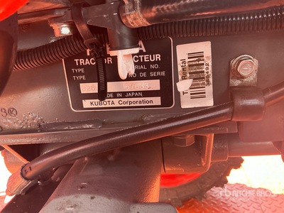 2019 Kubota B26 Backhoe Loader