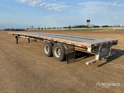 1998 Benson 53 ft T/A Flatbed Trailer