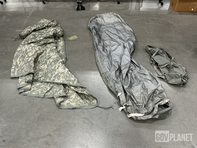 (37) Bivy Covers, (30) Poncho Liners, (14) Stuff Sacks & Assorted Items