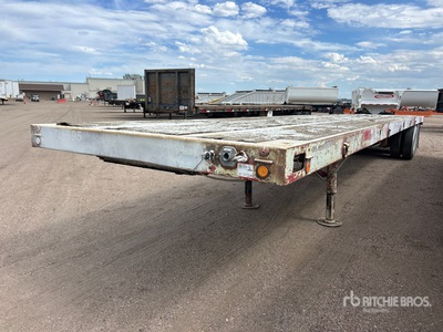 1991 Fruehauf PBAN245N 45 ft T/A Remolque caja abierta