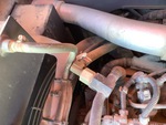 Engine with A/C Compressor