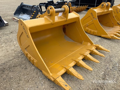 2026 Warrior WBMCRC20-1500 59 in Q/C Digging Excavator Bucket - Fits Cat 320 / 20 - 25 ton (Unused)