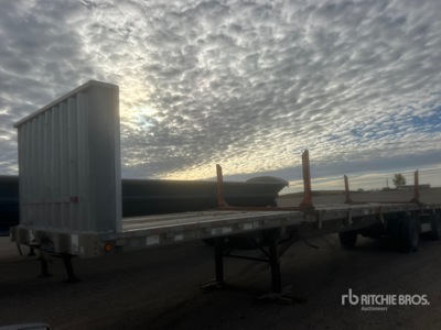 1996 Wilson 48 ft T/A Spread Axle Flatbed Trailer