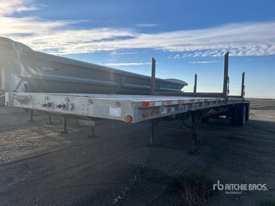 2003 Wilson CF900 48 ft T/A Spread Axle Flatbed Trailer