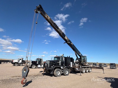 Weldco WHL45TC100 40 ton Straight Boom on 2011 Kenworth C500 8x6 Sleeper Boom Truck