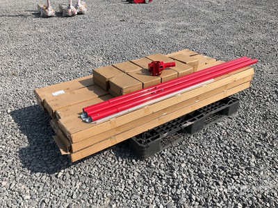 Quantity of (10) 2026 Kowloon 1200*200MM Lote de Reglas para Concreto (Sin Usar) / Concrete Bull Float (Unused)
