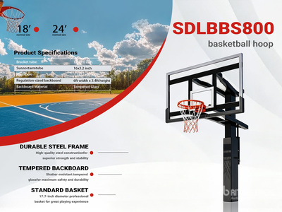 2026 SDLBBS800 Basketball Hoop (Unused)