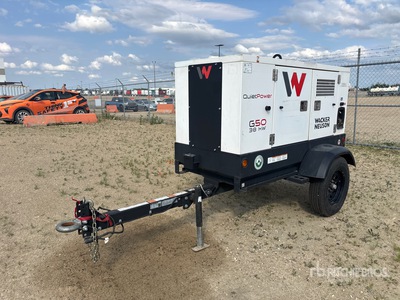 2021 Wacker Neuson G50T4F 38 kW Mobile Generator Set