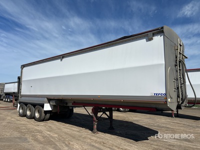 2017 Tefco Tri/A Turntable Sliding End Dump Trailer