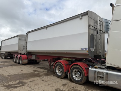 2017 Tefco Tri/A B-Double Lead Rollback End Dump Trailer