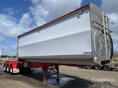 2017 Tefco 7.7 m Tri/A B-Double Lead Rollback Remolque banera