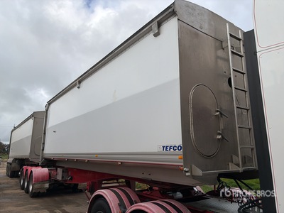 2017 Tefco Tri/A B-Double Lead Rollback End Dump Trailer