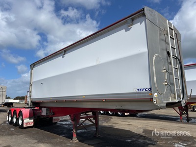 2017 Tefco 7.7 m Tri/A B-Double Lead Rollback Remolque banera