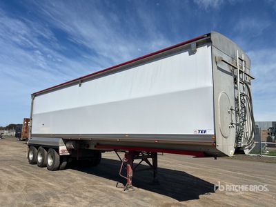 2017 Tefco Tri/A Turntable End Dump Trailer