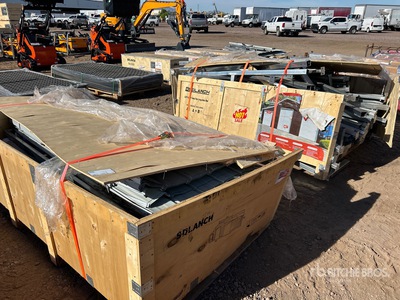 2026 SDL4230TGMS Triple Garage Metal Shed (Unused)
