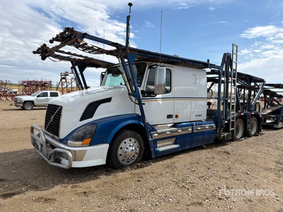 2007 Volvo VNL 6x4 Sleeper Car Carrier Truck