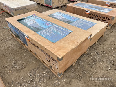 2026 AGR-MS2642 26 ft x 42 ft x 14 ft Metal Garage Storage Building (Unused)