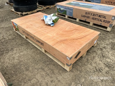 2026 Agriquip CP1220 12 ft x 20 ft x 9 ft Carport (Unused)