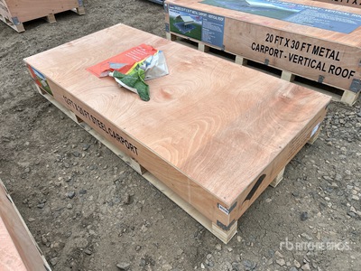 2026 Agriquip CP1220 12 ft x 20 ft x 9 ft Carport (Unused)