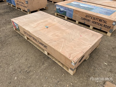 2026 Agriquip CP1220 12 ft x 20 ft x 9 ft Carport (Unused)