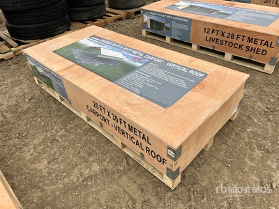 2026 AGR-MC2030 20 ft x 30 ft x 12 ft Steel Carport (Unused)