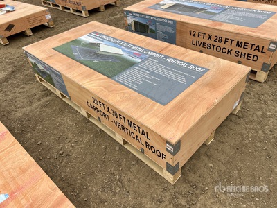2026 AGR-MC2030 20 ft x 30 ft x 12 ft Steel Carport (Unused)