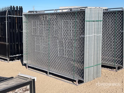 Quantity of (20) 2026 GLCF1006 10 ft x 6 ft Chain Link Temporary bouw hek (Unused)