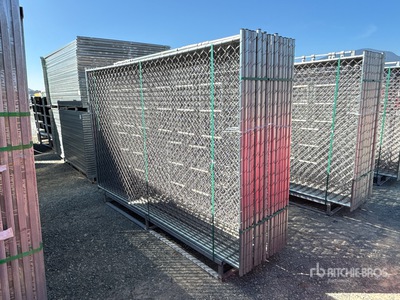 Quantity of (20) 2026 GLCF1006 10 ft x 6 ft Chain Link Temporary Clôture de site (Unused)