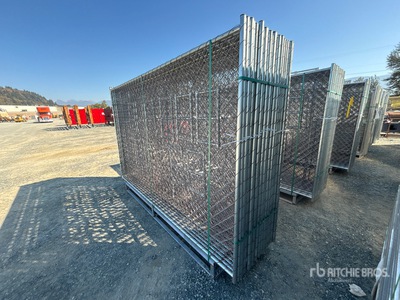 Quantity of (20) 2026 GLCF1006 10 ft x 6 ft Chain Link Temporary Clôture de site (Unused)