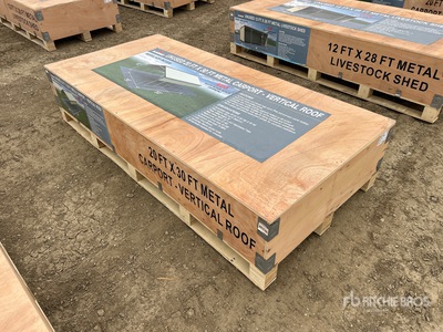 2026 AGR-MC2030 20 ft x 30 ft x 12 ft Steel Carport (Unused)
