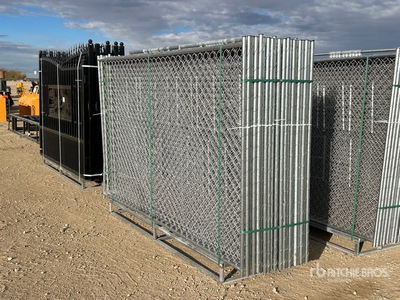 Quantity of (20) 2026 GLCF1006 10 ft x 6 ft Chain Link Temporary Site Fence (Unused)