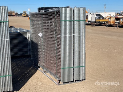 Quantity of (20) 2026 GLCF1006 10 ft x 6 ft Chain Link Temporary bouw hek (Unused)