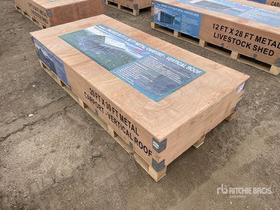 2026 AGR-MC2030 20 ft x 30 ft x 12 ft Steel Carport (Unused)