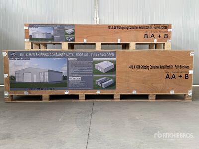 2026 AGR-CR4036E 36 ft x 40 ft Enclosed Container Shelter (Unused)