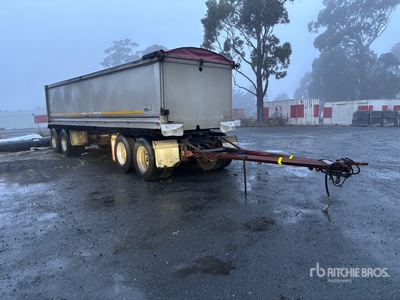 2010 Hercules Quad Dog End Dump Trailer