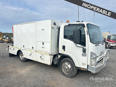 2009 Isuzu NQR 450 4x2 Service Truck (Inoperable)