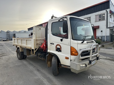 2004 Hino FC4J Dump Truck with Crane