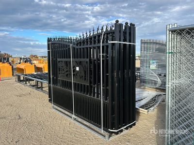 Quantity of (5) 2026 GLDG05 20 ft x 7 ft Wrought Iron Bi-Parting Driveway Gate (Unused)