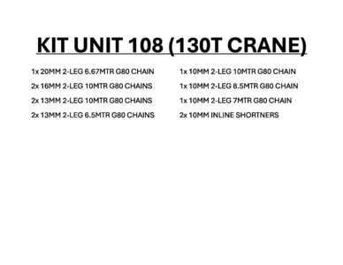 Quantity of Rigging - Fits 2019 Terex Demag AC130-5