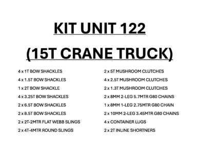 Quantity of Hiab Aparejo - Fits 2021 DAF CF450 w/Hiab X-HIDUO
