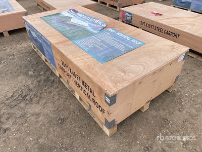2026 AGR-MC2040 20 ft x 40 ft x 12 ft Steel Carport (Unused)