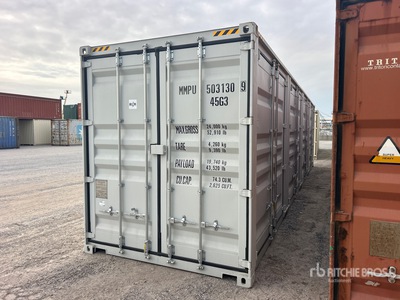 2026 40 ft High Cube Multi-Door Storage Container
